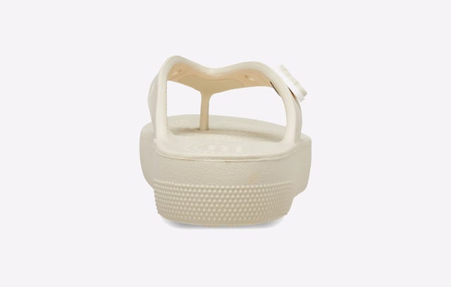 Meet the platform edition of the Classic Crocs flip-flop. Playfully elevate any look: These platform sandals bring style to any look while maintaining a relaxed, comfortable fit. They're perfect for lounging by the pool or getting dinner downtown.
-Classic flip design with added height.
-Day long comfort from the soft footbed and upper.
-Easy to clean.