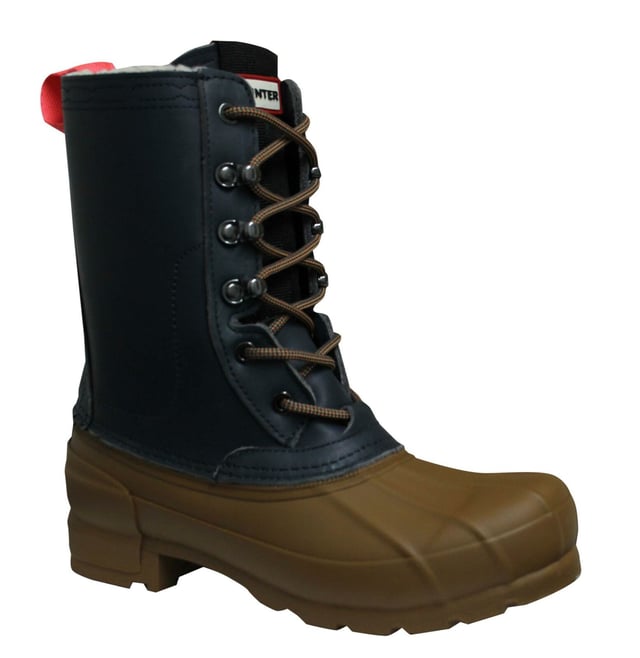 Womens navy duck boots discount