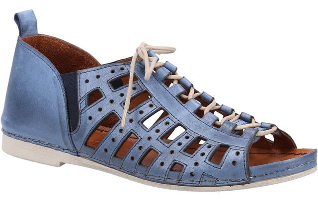 Experience luxurious comfort with Riva's Italian-inspired summer casual shoes. Featuring soft and supple leather uppers, these stylish shoes boast a low profile with a polished leather heel rim and a chic bicycle toe front. The elasticated lace front ensures a snug, stretch fit, while circular perforations and punched details add a touch of flair. Inside, you'll find a luxuriously soft leather lining and a deep, ergonomically shaped foam footbed that cushions your feet. The super flexible sole unit, enhanced with rope stitching, provides exceptional support and comfort for all-day wear.- Leather upper- Full lace closure- Cushioned footbed- Heel pull loop for easy on / off wear- Durable outsole- Riva branding