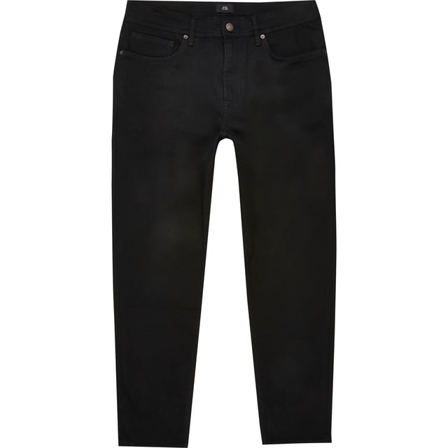 River Island Mens Jeans Big & Tall Black