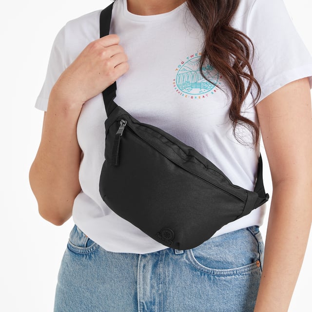 The Blyton hip pack has been designed to provide easy and comfortable storage when you have just a few small but important valuables to take with you and don't want to feel weighed down. The adjustable strap allows you to wear the Blyton over a shoulder as a cross body bag or around the waist as a bum bag, allowing you to tailor wear to your look. Internally, sleeve pockets allow you to separate items, and an external zip pocket gives you somewhere else to store valuables.
