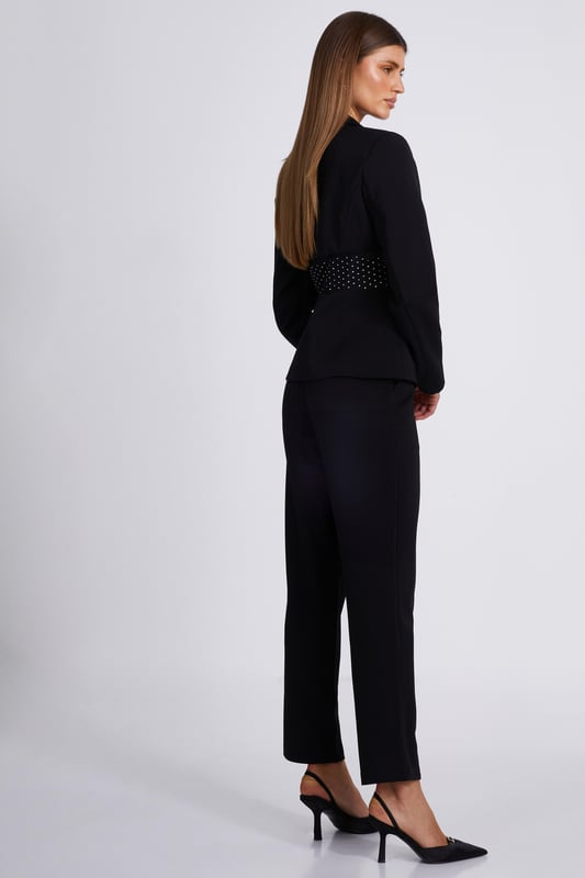 - Tailored design - Diamante embellished - Corset detail - Fitted style - Model height: 5'8" - Model wears uk 8 / us 4 / eur 36 - Always check the care wash label - Cool hand wash with mild detergent
