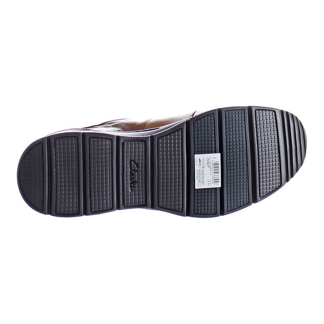 Clarks Un Tynamo Tie Lace-Up Brown Synthetic Mens Entrenadores 261483777777