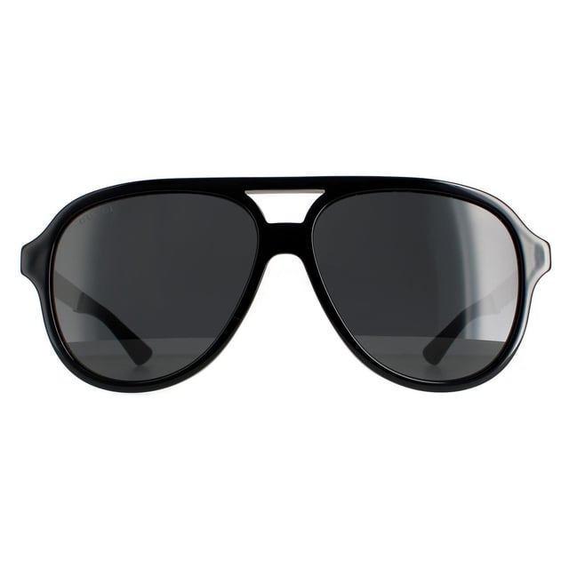 <p><span style="color: rgb(48, 55, 62); font-family: &quot;IBM Plex Sans&quot;, sans-serif; font-size: 14px; white-space-collapse: preserve;">Gucci Aviator Mens Black Grey GG0688S  Gucci are a large pilot style with a plastic frame front and flat metal temples finished with the Gucci text logo.</span></p>