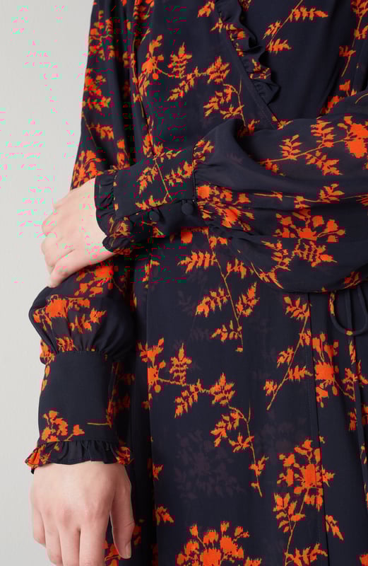 Odetta lace midi dress discount