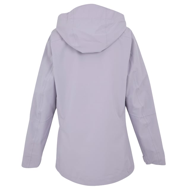 100% polyester. Foder: Mesh. Tyg: Stretch. Design: Logotyp, enfärgad. 165 g/m². Tygteknik: Andningsbart, slitstark vattenavvisande yta, Isotex 15000, vattentätt, vindtätt. Manschett: Justerbar. Ärmtyp: Ledad, långärmad. Dräneringskanal, dragkedja fram, invändigt dragkedjeskydd, tejpade sömmar, fri rörlighet. Halsringning: Huva. Funktioner på huva: Grown On Hood, teknisk, justering med vippor. Passform: Skräddarsydd. Fickor: 1 bröstficka, 2 sidofickor, 1 säkerhetsficka, vattenavvisande dragkedja. Stängning: Hel dragkedja. 15000g/m²,/24 timmar. Vattentäthetsgrad: 15000 mm. Nedtill: Justerbar, Shockcord i nederkant. Hållbarhet: Tillverkad av återvunnet material. 6 UK: 30 tum. 8 UK: 32 tum. 10 UK: 34 tum 12 UK: 36 tum 14 UK: 38 tum 20 UK: 45 tum 18 UK: 43 tum 16 UK: 40 tum
