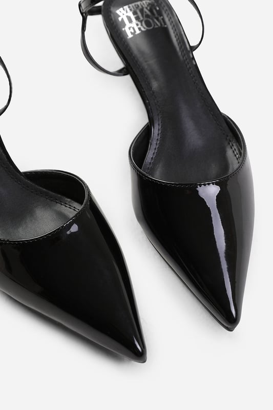 Introducing our Malta Wide Fit Low Kitten Heels with Pointed Toe and Ankle Strap. These stylish heels are designed to provide you with a fashionable look without sacrificing comfort.

Key Features:



Low Kitten Heel: These heels feature a low kitten heel, providing a comfortable and manageable height. Say goodbye to uncomfortable stilettos and hello to all-day comfort.

Pointed Toe: The pointed toe design adds a touch of sophistication and elegance to these heels, making them versatile for both formal and casual occasions.

Buckle Strap: The Buckle strap not only adds a trendy detail to these heels but also ensures a secure and adjustable fit. Walk with confidence and style, knowing your heels will stay in place.

Soft and Comfortable: These heels are crafted with high-quality materials to ensure a soft and comfortable feel. Your feet will thank you for the plush cushioning and gentle support.


Specifications:


Heel Height: 2' (5cm) approx
Toe Style: Pointed
Strap: Buckle strap for a secure fit.

Elevate your style and experience unmatched comfort with our Malta Wide Fit Low Kitten Heels with Pointed Toe and Ankle Strap. These heels are the perfect choice for any occasion, ensuring you look and feel your best. Add a touch of elegance to your shoe collection and step into a world of comfort and style.