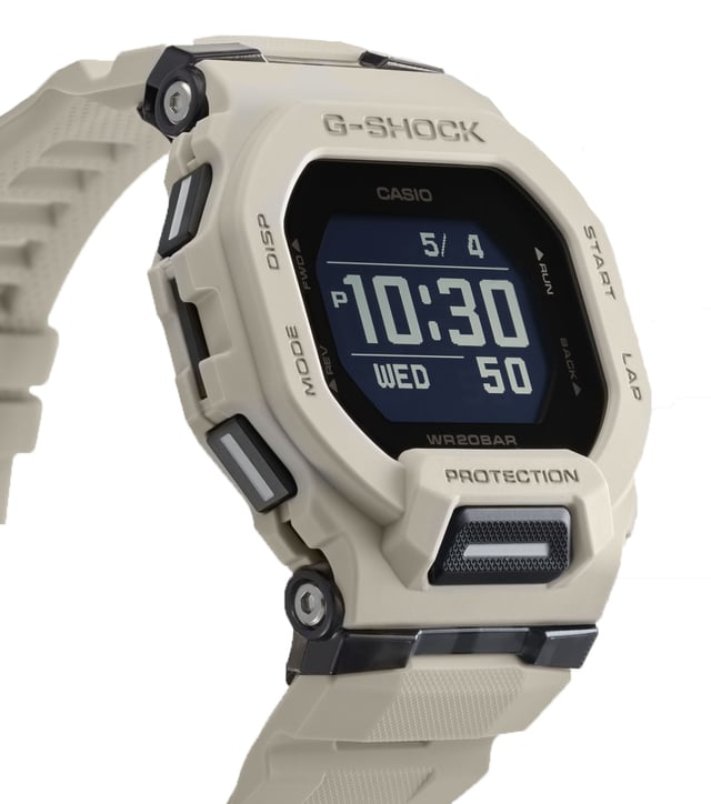This Casio G-shock Digital Watch for Men is the perfect timepiece to wear or to gift. It's Grey  Rectangular case combined with the comfortable Grey Plastic watch band will ensure you enjoy this stunning timepiece without any compromise. Operated by a high quality Quartz movement and water resistant to 20 bars, your watch will keep ticking. This sporty and trendy watch is a perfect gift for New Year, birthday,valentine's day and so on  -The watch has a calendar function: Day-Date, Bluetooth, Stop Watch, Countdown, Alarm, Light High quality 21 cm length and 24 mm width Grey Plastic strap with a Buckle Case Measurement: 40x45 mm,case thickness: 13 mm, case colour: Grey and dial colour: Black