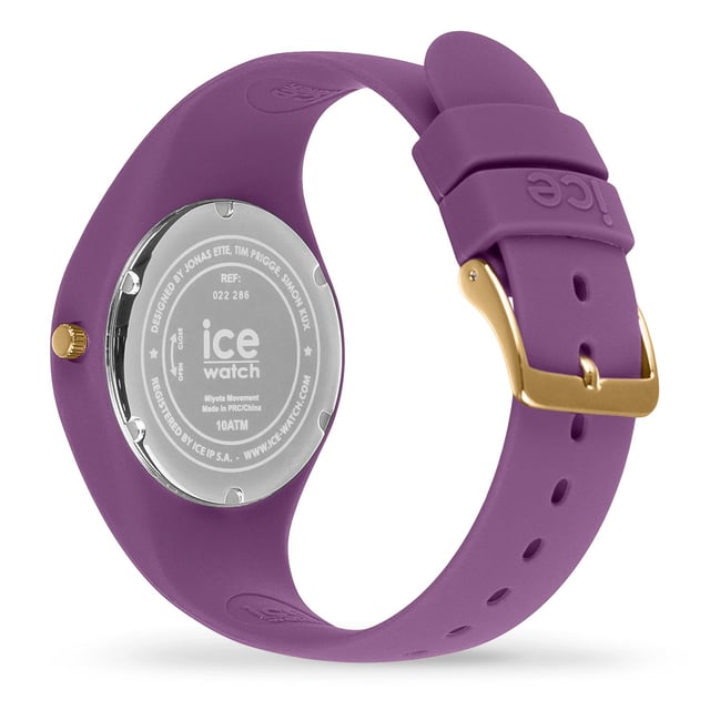 This Ice Watch Ice Cosmos - Purple Magic Analogue Watch for Women is the perfect timepiece to wear or to gift. It's Purple 34 mm Round case combined with the comfortable Taupe Silicone watch band will ensure you enjoy this stunning timepiece without any compromise. Operated by a high quality Quartz movement and water resistant to 10 bars, your watch will keep ticking. This watch with a super soft silicone strap, will add a flash of vibrant style to all your outfits! High quality 19 cm length and 14 mm width Taupe Silicone strap with a Buckle Case diameter: 34 mm,case thickness: 8 mm, case colour: Purple and dial colour: Purple