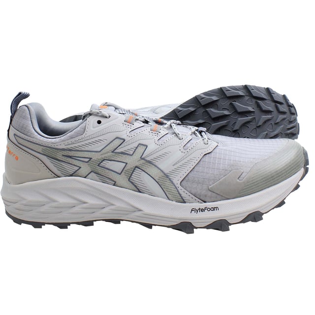 The Asics Gel-Trabuco Terra SPS Men's Grey Trainers are designed to tackle the toughest trails while providing exceptional comfort and stability. Combining advanced technology with rugged durability, these trainers are perfect for trail runners and outdoor enthusiasts who need reliable performance on uneven surfaces. The grey colorway offers a versatile and understated look, making these trainers suitable for both adventurous outings and everyday wear.
 
Key Features:
GEL™ Technology Cushioning:


Rearfoot and Forefoot GEL™: The GEL™ technology in the rearfoot and forefoot areas absorbs shock and provides excellent cushioning, helping to reduce impact and enhance comfort on rough terrains.


FlyteFoam™ Propel Midsole:


Responsive Cushioning: The FlyteFoam™ Propel midsole delivers lightweight and responsive cushioning, offering a springy feel and improved energy return with every step.


Aggressive Traction Outsole:


Multi-Directional Lugs: The outsole features multi-directional lugs that provide superior grip and traction on various trail surfaces, including mud, rocks, and uneven ground.


Dynamic Support System:


TRUSSTIC™ System: The TRUSSTIC™ system enhances stability by reinforcing the midfoot area, reducing the risk of injuries and improving overall balance during dynamic movements.


Durable Upper Construction:


Synthetic and Mesh Materials: The upper combines synthetic materials with mesh panels for durability and breathability, ensuring your feet stay cool and protected on long runs.


Rock Protection Plate:


Enhanced Protection: A rock protection plate in the midsole guards against sharp objects and debris, adding an extra layer of safety and comfort on rugged trails.


Padded Collar and Tongue:


Added Comfort: The padded collar and tongue provide a snug fit and extra cushioning around the ankle, enhancing comfort during extended wear.


Ortholite™ X-40 Sockliner:


Additional Cushioning: The Ortholite™ X-40 sockliner offers superior cushioning and moisture-wicking properties, keeping your feet comfortable and dry.


 
The Asics Gel-Trabuco Terra SPS Men's Grey Trainers are ideal for trail runners and outdoor enthusiasts seeking a balance of cushioning, durability, and traction. With their advanced technologies and rugged design, these trainers are built to handle challenging terrains while providing the comfort and support needed for a confident and enjoyable run.