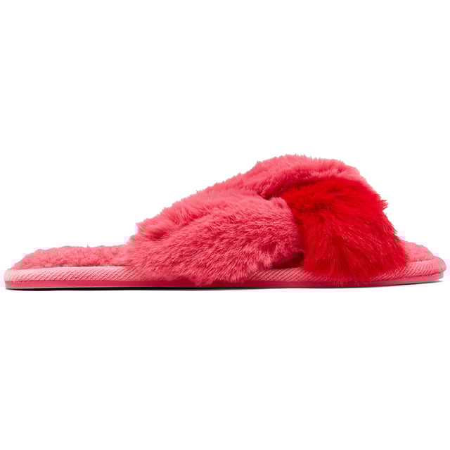 Joules pink best sale slippers