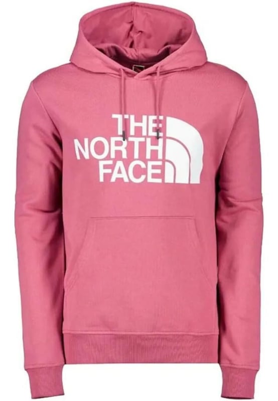 The North Face Standard Herren Hoodie In Rot Violett