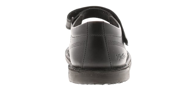 Kickers Junior Girls Shoes School Kopi Mj Brogue Leather Black. Leather Upper. Pu Lining. Synthetic Sole. Footwear Slip-On.