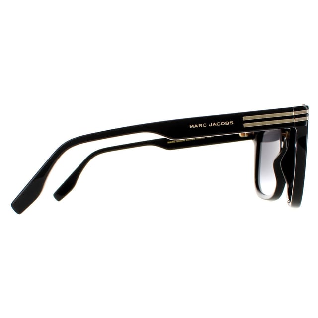 Marc Jacobs Square Mens Black Dark Gray Gradiënt Marc 586/s Marc 586/s zijn een stijlvolle vierkante stijl vervaardigd van lichtgewicht acetaat. De branding van Marc Jacobs functies op de slanke tempels voor authenticiteit.