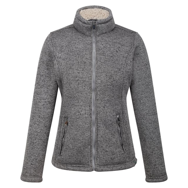 100% Polyester. Fabric: Bonded Fleece, Heavy Pile. Lining: Knit Effect. Design: Logo, Plain. Sleeve-Type: Long-Sleeved. Neckline: Standing Collar. Pockets: 2 Lower Pockets, Zip. Fastening: Full Zip. 8 UK: 32 in. 10 UK: 34 in. 12 UK: 36 in. 14 UK: 38 in. 20 UK: 45 in. 22 UK: 48 in. 24 UK: 50 in. 26 UK: 52 in. 18 UK: 43 in. 16 UK: 40 in.