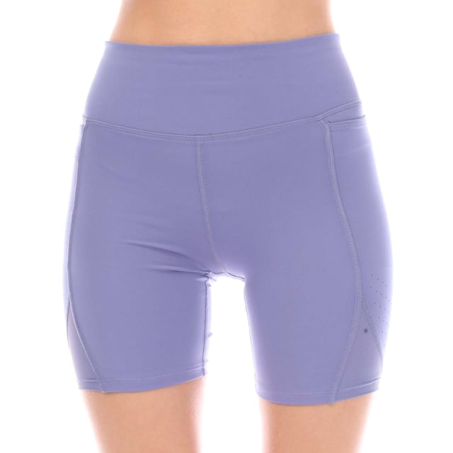 Women's Under Armour UA Run Stamina Half Tights Shorts in Purple