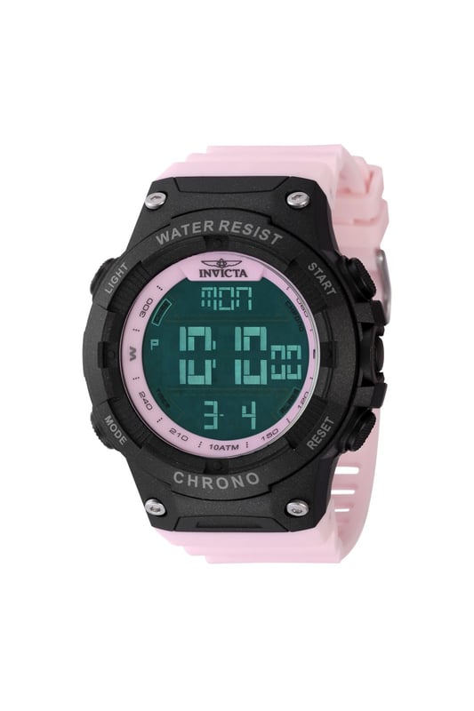 El Invicta 48051 tiene una caja de plastico de 52 millimetros con una esfera negro.
Esta modelo funciona con un movimiento de Cuarzo preciso.
Resistencia a la presión de aqua de 10 bares.
Este modelo es parte de la colección Invicta Racing.

2 años de garantía Invicta.