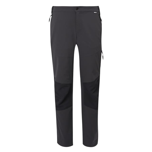Material: Elastane, Polyester. Fabric: Stretch. Design: Logo. Fabric Technology: Isoflex, Water Repellent, Wind Resistant. Belt Loops, Side Zip Ankles, Ventilation Panels. Pockets: 2 Side Pockets, 1 Back Pocket, 1 Thigh Pocket, Zip. Waistline: Part Elasticated. Weatherproof.