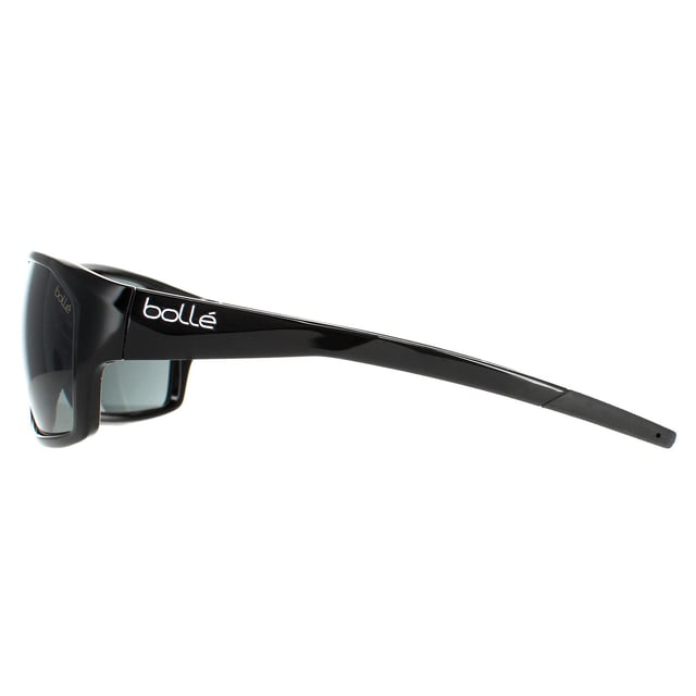 Bulb Wrap unisex Negro brillante TNS gris Las gafas de sol Fenix son un diseño envolvente deportivo fabricado en acetato ligero. La pieza nasal y las puntas de las patillas thermogrip garantizan un ajuste duradero. El logotipo de Bolle en las patillas garantiza su autenticidad.