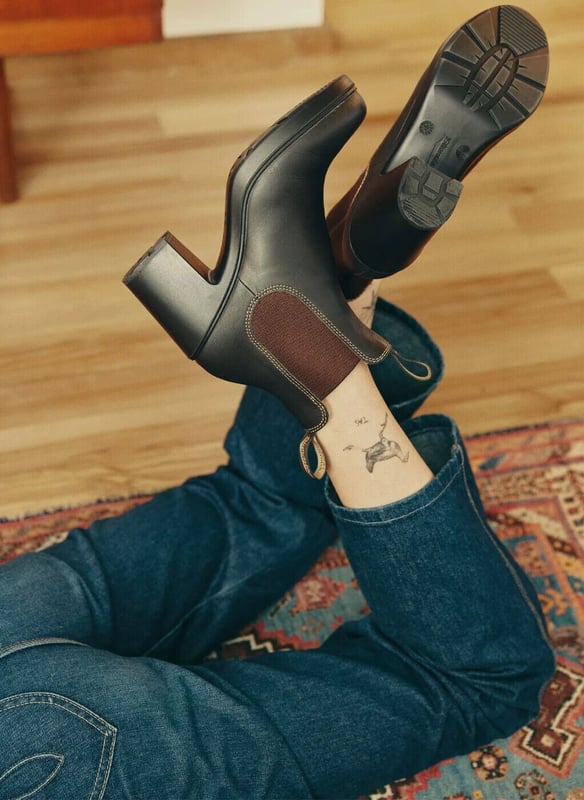 Faux leather deals blundstone