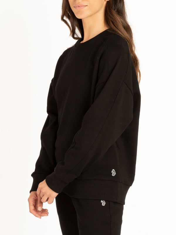 Rubberised Club printed slim line sweatshirt - Stefanie main image 1