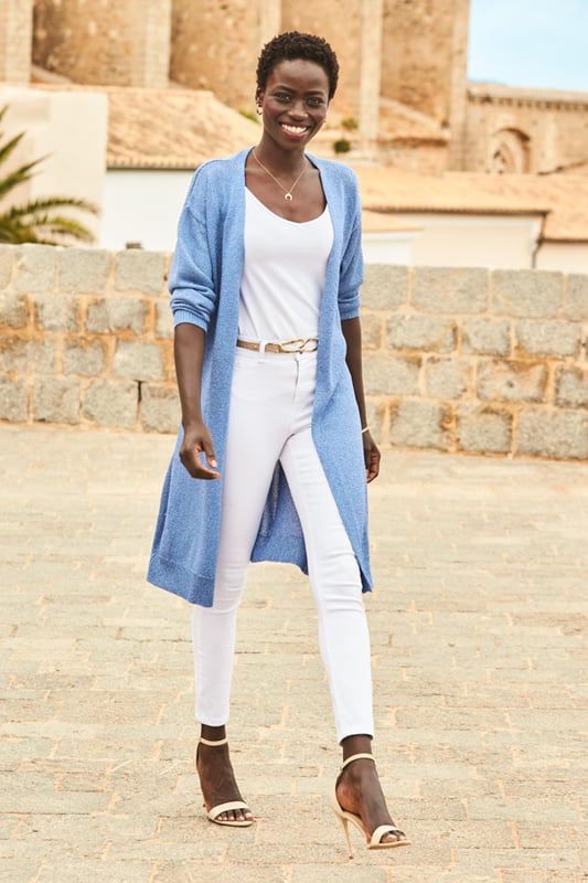 Longline belted cardigan on sale