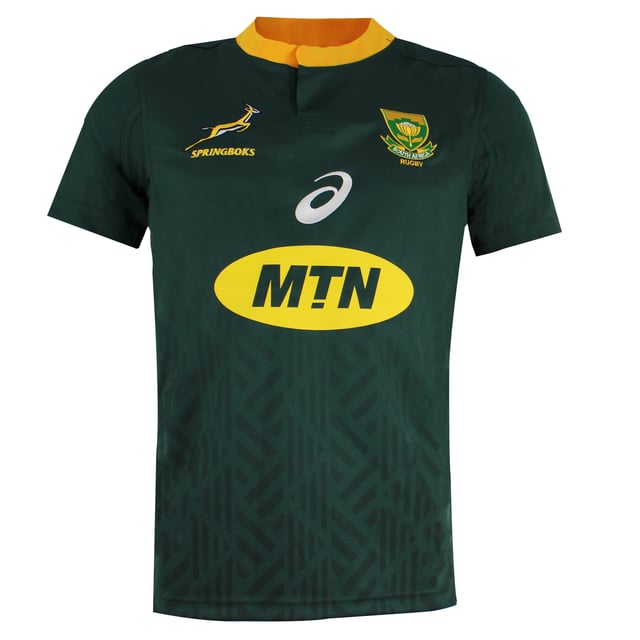 This t-shirt is designed specifically for fans and supporters, offering both comfort and a bold display of national pride.

Featuring a striking green color, this t-shirt embodies the iconic hues associated with South African sports teams. It showcases a clean and contemporary design with the ASICS logo prominently displayed on the front, emphasizing the brand's commitment to quality and performance.

Constructed from high-quality materials, this t-shirt ensures a comfortable fit and durability. The fabric is soft, lightweight, and breathable, making it suitable for wearing during sports events, casual outings, or simply as everyday attire. The short sleeves provide freedom of movement, allowing you to cheer and celebrate with ease.

The South Africa SB Fan Jersey is not only stylish but also functional. It incorporates moisture-wicking technology that helps to keep you cool and dry, even during intense moments of cheering or physical activity. This feature is especially beneficial for fans who want to stay comfortable and focused on supporting their team.

The t-shirt is designed with a regular fit, providing a relaxed and casual look that suits various body types. It can be paired effortlessly with jeans, shorts, or athletic bottoms, allowing you to showcase your team allegiance in style.

Whether you're attending a match, gathering with fellow fans, or simply showing your support for South African sports, the ASICS South Africa SB Fan Jersey Short Sleeve Green Men's T-Shirt is a must-have addition to your wardrobe. Its combination of vibrant design, comfort, and functionality ensures that you can proudly represent your favorite team wherever you go.
