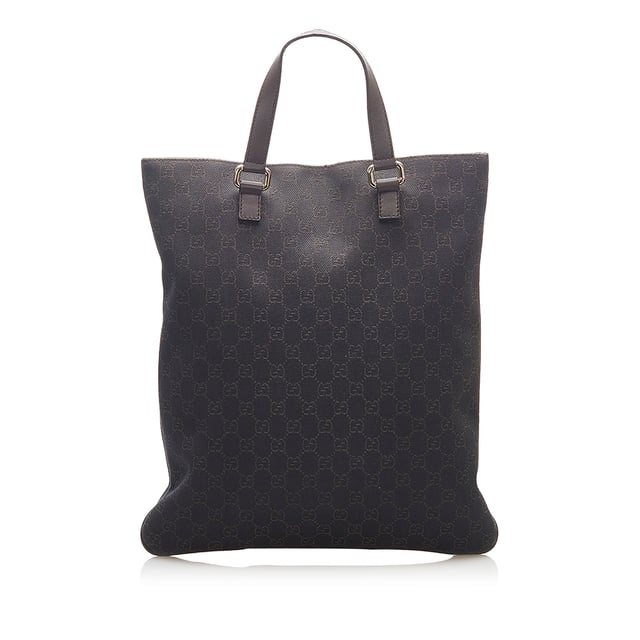 VINTAGE. RRP AS NEW. This tote bag features a canvas body, flat leather straps, open top with magnetic closure, and interior zip pocket.Exterior back is discolored. Exterior bottom is discolored. Exterior corners is discolored and scratched. Exterior front is discolored. Exterior handle is discolored. Exterior side is discolored. Buckle is scratched and tarnished. Padlock is scratched and tarnished. Interior lining is discolored. Interior pocket is discolored.

Dimensions:
Length 38cm
Width 34cm
Depth 2cm
Shoulder Drop 10cm

Original Accessories: This item has no other original accessories.

Serial Number: 272347 204046
Color: Brown
Material: Fabric x Canvas x Leather x Calf
Country of Origin: Italy
Boutique Reference: SSU95232K1342


Product Rating: GoodCondition