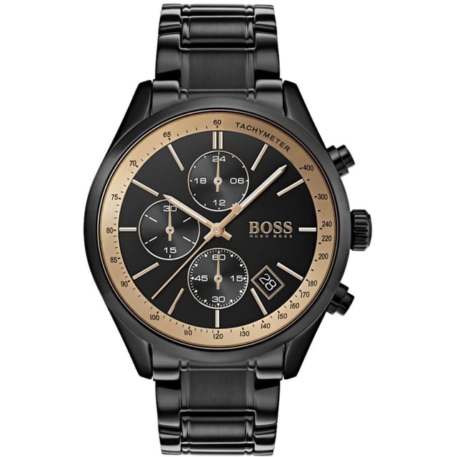 Hugo boss men's grand prix chronograph watch new arrivals