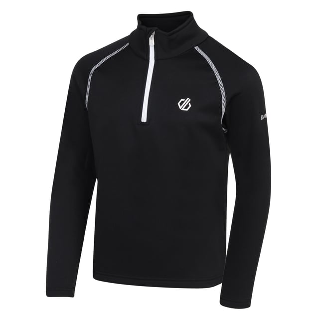 97% Polyester, 3% Elastane. Fabric: Brushed. Design: Logo. Sleeve-Type: Raglan. Neckline: Zip. Fabric Technology: Four Way Stretch, Lightweight, Quick Dry.