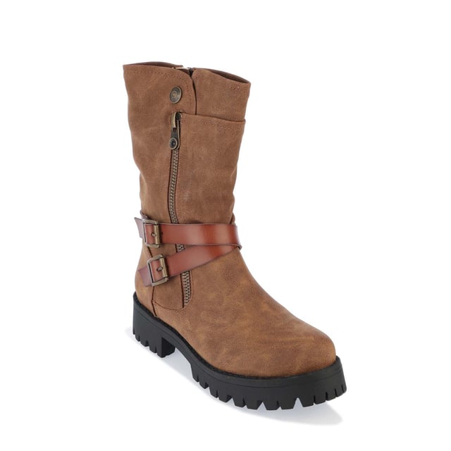 Blowfish Malibu Women's Waylon Fashion Boot - Western Style Ankle Boot With Inside Zipper
