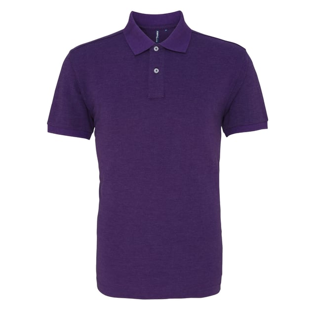 Classic fit polo. 2 button placket. Short sleeves. Side vents. Knitted collar and cuffs. Machine washable. Fabric: 100% Ringspun combed cotton. Heather: 85% Cotton, 15% Viscose. Charcoal: 60% Cotton, 40% Polyester. Weight: 200gsm. Sizes (inches): S - 37, M - 40, L - 42, XL - 44, 2XL - 47, 3XL - 49, 4XL - 51, 5XL - 53.