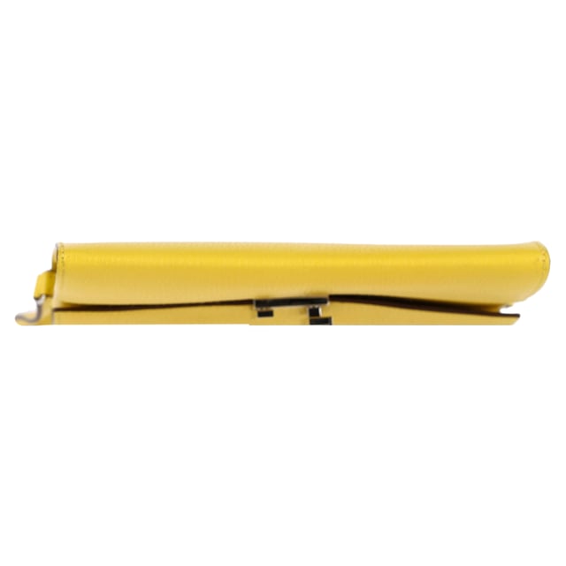 VINTAGE, RRP AS NEW
Brighten up your wardrobe with the Hermes Cinhetic To Go Shoulder Bag in stunning yellow leather. This eye-catching bag is the perfect accessory to add a pop of color to any outfit. Style it with a floral maxi dress and sandals for a fun and vibrant summer look that exudes elegance and sophistication. The versatile design and spacious interior make it a practical and stylish choice for everyday wear, while the luxurious leather adds a touch of luxury to your ensemble.

Hermes Cinhetic To Go Shoulder Bag in Yellow Leather
Condition: Excellent
Signs of wear: No retail tag, No visible sign of wear., 
Packaging: None
Color: Yellow 
Material: Leather | leather
Size: One Size | One Size
Measurements: Width: 20; Height: 160; Length: 185
SKU: NAPPUGBBA419119W
