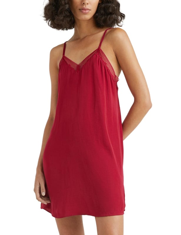 knee length dresses for ladies Arabella Lace Twist Shoulder Mini Dress main image 1