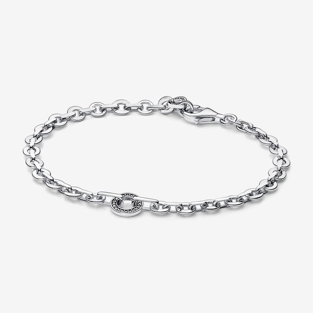 Pandora Signature Pav Women s 925 Sterling Silver Bracelet