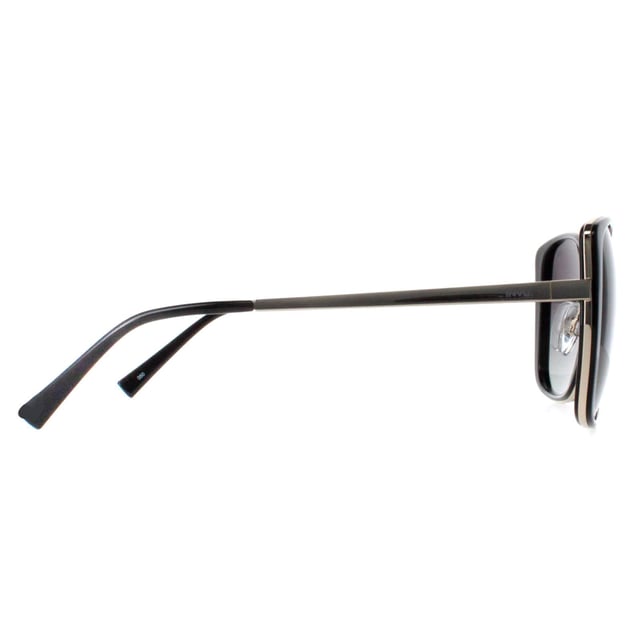 INVU Square Womens Black Gold Grey Polarized B1907  Sunglasses Step into sophistication with the INVU Designer Sunglasses model B1907F, crafted for women who appreciate bold style. These stunning sunglasses feature a sleek square frame in classic black plastic, enhanced with elegant metal arms, and are paired with chic grey polarized gradient lenses. The B1907F model offers the perfect blend of fashion-forward design, exceptional UV protection, and unparalleled comfort. Available at an extraordinary discount from the regular retail price, these premium sunglasses are a must-have accessory for any discerning fashionista. Elevate your look and embrace the luxury of INVU without breaking the bank.