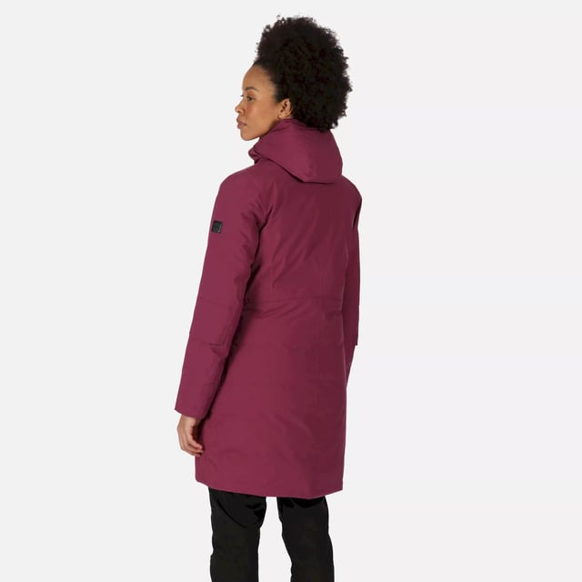 Material: 100% Polyester. Filling: Feather-Free. Lining: Polyamide, Quilted. Fabric: Stretch. Design: Logo, Plain. Fabric Technology: Breathable, DWR Finish, Heavyweight, High Warmth, Isotex 8000, Waterproof, Windproof. Insulated, Taped Seams. Neckline: Hooded, Zip Neck. Cuff: Inner Ribbed. Sleeve-Type: Long-Sleeved. Hood Features: Concealed Toggle Adjuster, Grown On Hood. Length: Hip Length. Pockets: 2 Patch Pockets. Fastening: Full Zip, Stud. 8000g/m¬≤/24hrs. Sustainability: 0% Animal Ingredients, Cruelty Free, Made from Recycled Materials. Waistline: Adjustable, Drawcord.