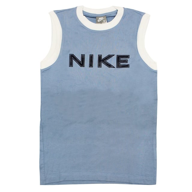 Nike Boys Tank Top Blue Graphic Vest 238436 400