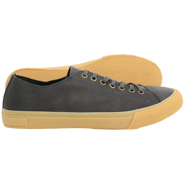 Seavees Army Issue Low Lace-Up Black Smooth Leather Zapatos para hombre ARMY ISSUE LOW_AM_MIDNIGHT