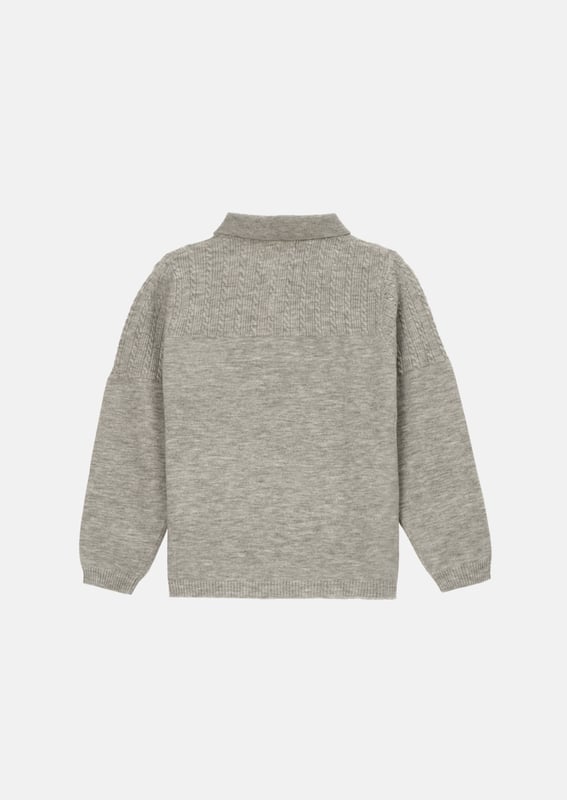 For the boy who knows his own style. This true knit long sleeve polo is a key trend for the season and is the perfect way to do smart in a new way. Super soft. button thru and sooo stylish.