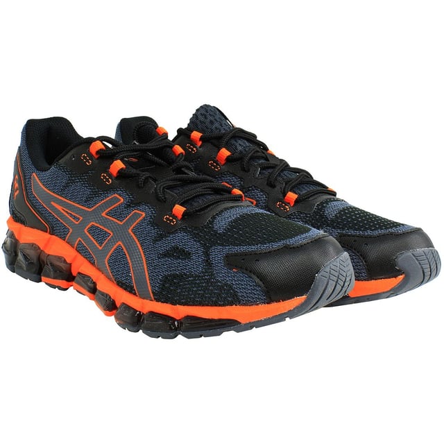 Asics Gel-Quantum 360 6 Zapatillas para Hombre – una fusión perfecta de tecnología avanzada, comodidad y estilo para el corredor masculino dedicado. Diseñadas por Asics, estas zapatillas incorporan características de vanguardia para mejorar tu experiencia de carrera. Estas son las características clave del Gel-Quantum 360 6:

Amortiguación de Gel de 360 Grados: El Gel-Quantum 360 6 está equipado con la tecnología de amortiguación Gel, la cual proporciona absorción de impactos de 360 grados. Esta característica innovadora garantiza una comodidad óptima al minimizar el impacto en tus articulaciones, permitiéndote disfrutar de una carrera suave y cómoda.

Construcción del Superior FluidFit: La construcción del superior FluidFit se adapta a las contornos de tu pie, brindando un ajuste personalizado y similar al de un guante. Este diseño sin costuras mejora la flexibilidad, comodidad y transpirabilidad, asegurando un ambiente ceñido pero ventilado durante tus carreras.

Tecnología Trusstic System: La tecnología Trusstic System reduce el peso de la unidad de la suela mientras mantiene la integridad estructural. Esto contribuye a la estabilidad general del calzado, apoyando tu pie durante toda la zancada de carrera.

Plantilla Ortholite X-40: La plantilla Ortholite X-40 agrega una capa extra de amortiguación y gestión de la humedad. Esta característica mejora la comodidad y ayuda a mantener tus pies frescos y secos, garantizando una sensación de frescura durante tus carreras.

Sistema de Guiado de Impacto (IGS): El IGS de Asics mejora la marcha natural de tu pie, facilitando una transición suave desde el golpe del talón hasta el despegue de los dedos. Este sistema optimiza tu eficiencia de carrera y rendimiento general.

Suela AHAR+ para Durabilidad: La suela AHAR+ (caucho de alta abrasión Asics) proporciona una durabilidad y tracción excepcionales. Diseñada para diversas superficies, ofrece un agarre confiable, asegurando confianza y estabilidad durante tus carreras.