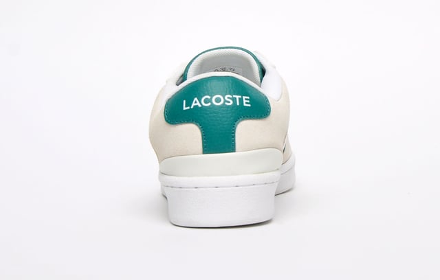 Lacoste SplitStep 120 1 SM Frainers blancos para hombres Lacoste Splitstep 120 1 SM LACEUP TRAVANTES DE MENOS DE CUERO WHITE SUDE 39SMA0060 WG1