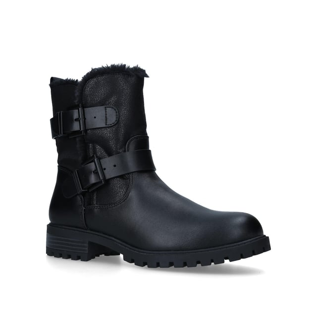 Kurt geiger discount black biker boots