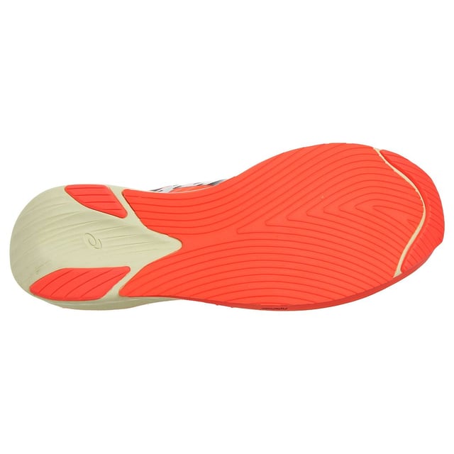 The Asics MetaRacer Tokyo Women's Red Running Trainers are a premium choice for female runners who demand exceptional performance and style. These trainers are designed to offer a competitive edge for racing and high-intensity runs while providing a bold and fashionable look. Here's a detailed description with key features:

 Race-Ready Design:  The MetaRacer Tokyo trainers by Asics are specifically designed for racing and high-performance running. Their lightweight and aerodynamic design aim to enhance speed and efficiency.

 Top-Quality Materials:  Asics is known for using high-quality materials in their footwear. These trainers are typically constructed from top-tier materials, ensuring durability, support, and comfort.

 Vibrant Red Color:  The trainers come in a vibrant red color with eye-catching accents, providing a bold and dynamic look that stands out during races and training sessions.

 Responsive Cushioning:  These trainers feature a responsive midsole that offers excellent energy return, ensuring that each stride propels you forward with maximum efficiency.

 Carbon Plate Technology:  The MetaRacer Tokyo trainers often incorporate a carbon plate in the midsole, which enhances stability and helps maintain a consistent stride during races.

 Secure Lace Closure:  The trainers typically feature a lace-up closure system that ensures a secure and customizable fit tailored to your foot shape.

 Minimalist Upper:  The upper of the shoes is designed to be lightweight and breathable, promoting airflow and reducing weight to keep you cool and comfortable during intense runs.

 Durable Outsole:  The outsole is designed to provide excellent traction and durability, ensuring grip and stability during races on various surfaces.

 Asics Branding:  You can expect to find Asics branding elements, such as the Asics logo or label, integrated into the trainers' design, reflecting the brand's commitment to quality and performance.

The Asics MetaRacer Tokyo Women's Red Running Trainers are the ultimate choice for female runners who are serious about achieving their best performance. Their striking red color and advanced features make them a standout option for those who want to make a statement on the track or during high-intensity runs.