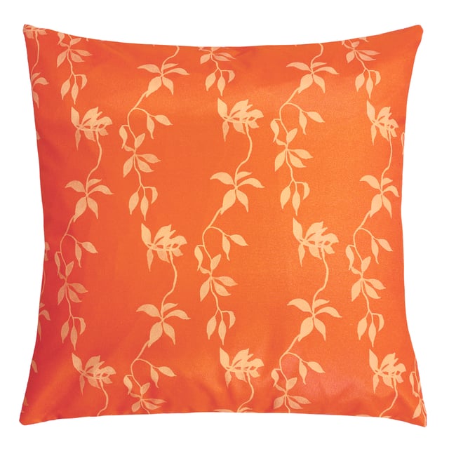 Bring the tropical feels to your outdoor space. Featuring a trio of exotic birds, this fully reversible design in vibrant orange tones is sure to stand out in any garden.