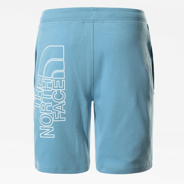 INTENDED USE: Urban exploration
DETAILS: These laidback shorts are the summer essential every explorer needs in his weekend bag. Simple and comfy, they're made for days on the beach or relaxed moments in camp. This version has bold The North Face® logos on the front and back for an extra hit of style.
Style: 3S4F
Fabric: 100% Cotton
Inseam: R
FEATURES
Shorts with two open hand pockets
Ribbed waistband with drawcord adjustment
Large logos on the front and back