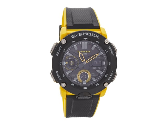 This Casio G-shock Analogue-Digital Watch for Men is the perfect timepiece to wear or to gift. It's Multicolour 48 mm Round case combined with the comfortable Black Plastic watch band will ensure you enjoy this stunning timepiece without any compromise. Operated by a high quality Quartz movement and water resistant to 20 bars, your watch will keep ticking. This sporty and trendy watch is a perfect gift for New Year, birthday,valentine's day and so on - The watch has a calendar function: Day-Date, Worldtime, Stop Watch, Timer, Alarm, Light High quality 21 cm length and 21 mm width Black Plastic strap with a Fold over with Buckle Case diameter: 48 mm, case thickness: 13 mm, case colour: Multicolour and dial colour: Black