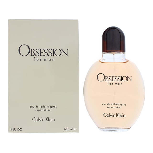 Calvin Klein design house launched Obsession in 1987 as a fresh oriental woody fragrance for men. Obsession notes consist of tangerine grapefruit lime bergamot lavender nut coriander cinnamon carnation jasmine rose tree pine patchouli sandalwood vetiver benzoin vanilla amber red berries.