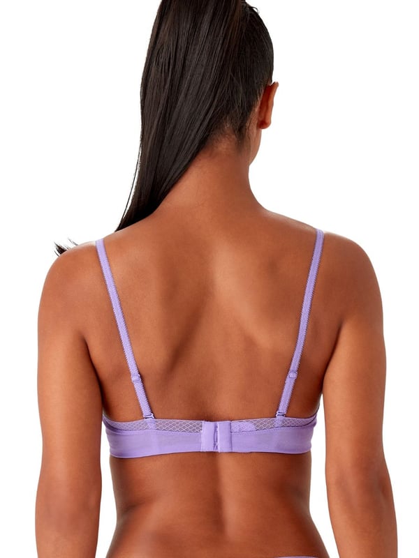Classic Gossard Glossies are back, elevate your wardrobe with mood-lifting Violet for a fresh vibrant look! Part of our best-selling sheer lingerie, this sheer moulded bra has a barely there feel. Cutting edge fabric and the latest shape technology come together to set a new standard for comfort and fit. More about you, less about the bra! Love me, wear me, feel me!\r\n
