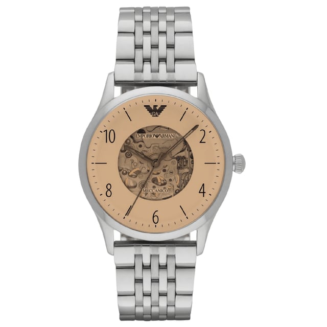 Emporio Armani AR1922 - Unisex Uhr Automatisch aus Edelstahl• Material: Edelstahl• Glas: Mineral• Armband: Edelstahl• Farbe: Silber• Wasserbeständigkeit: 50 m (5 ATM)• Gehäusegröße: 41 mm